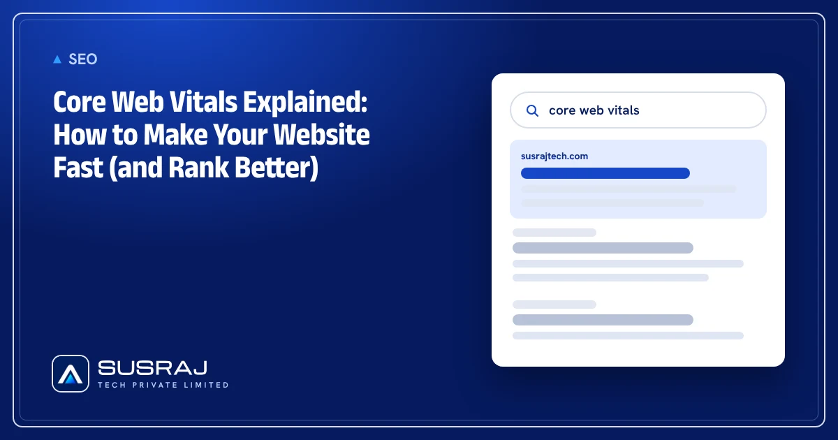 Core Web Vitals Explained: How to Make Your Website Fast (and Rank Better)