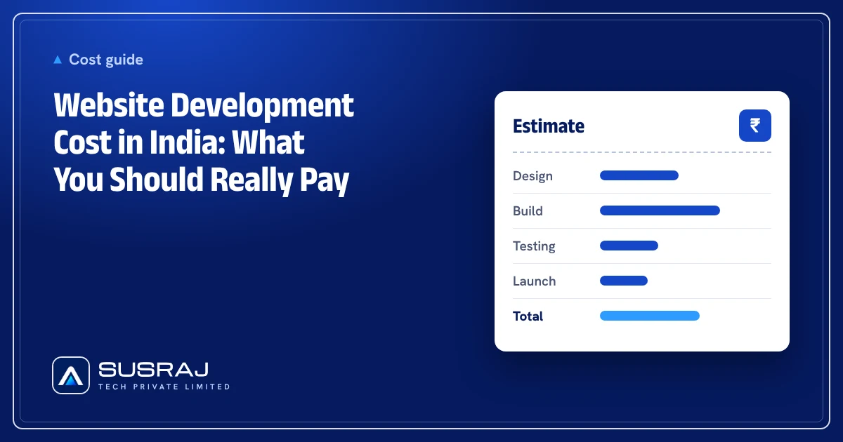 Website Development Cost in India: What You Should Really Pay